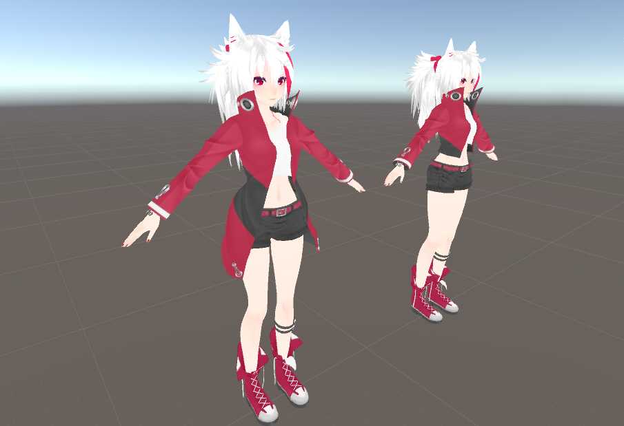 Stupid Wolf Girl (Dynamic Bones, 7 Gestures, Garbage Model) Screenshot