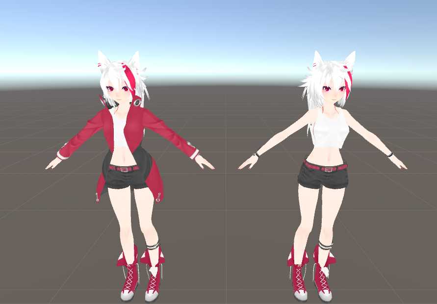 Stupid Wolf Girl (Dynamic Bones, 7 Gestures, Garbage Model) Screenshot