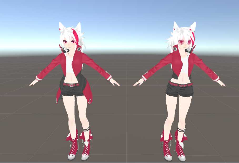 Stupid Wolf Girl (Dynamic Bones, 7 Gestures, Garbage Model) Screenshot