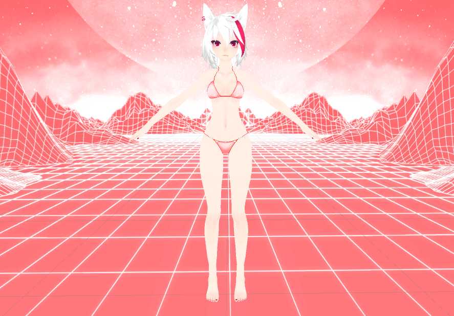 Wolf Girl (Dynamic Bones, Gestures/Animations, Lewd, Dumb Model) Screenshot