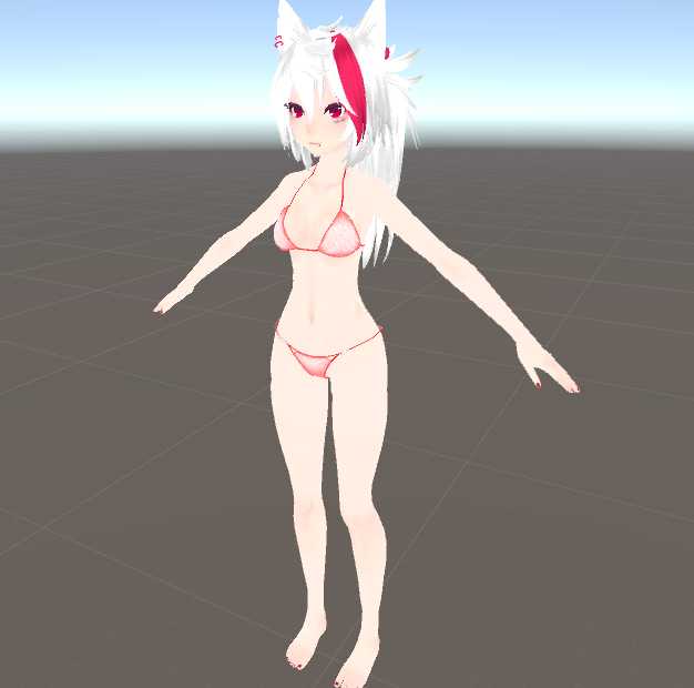 Wolf Girl (Dynamic Bones, Gestures/Animations, Lewd, Dumb Model) Screenshot