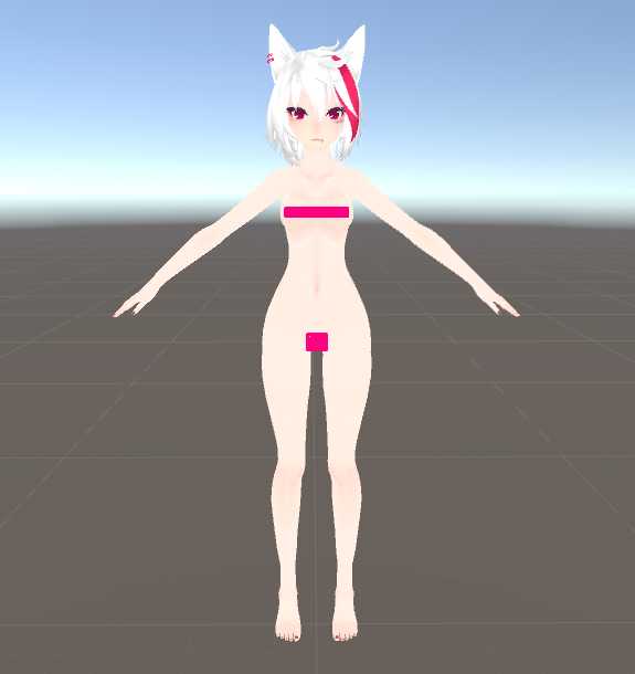 Wolf Girl (Dynamic Bones, Gestures/Animations, Lewd, Dumb Model) Screenshot