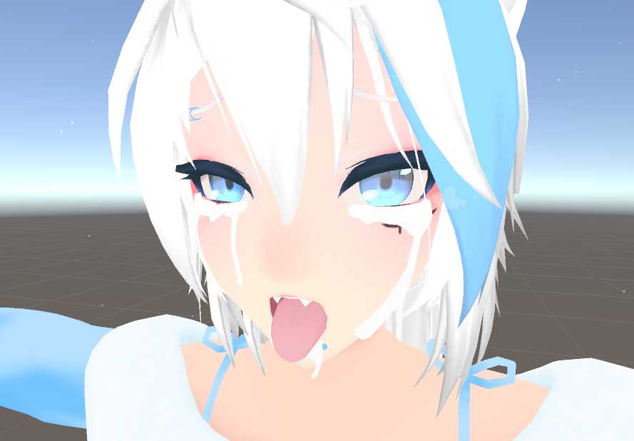 Animated Drool / Tears for MMD Models Screenshot