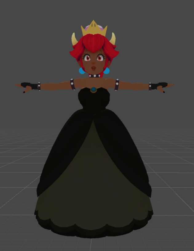 Bowsette [Black and White] Screenshot