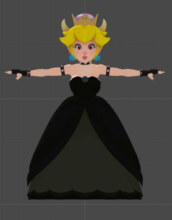 Bowsette [Black and White] Screenshot