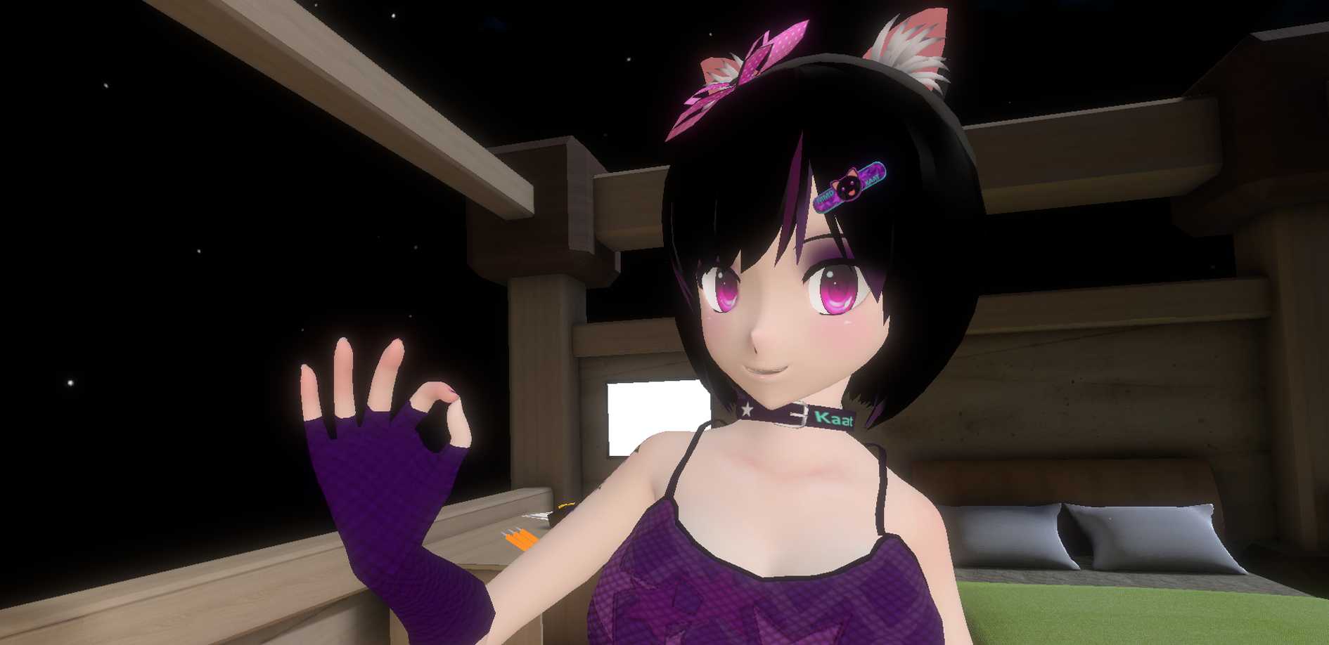 Kaat (Eye Tracking, Lip Sync, Gestures, Emotes, Dynamic Bones) Screenshot