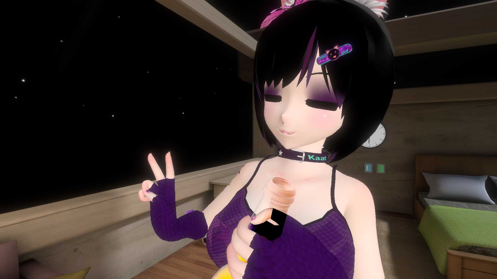 Kaat (Eye Tracking, Lip Sync, Gestures, Emotes, Dynamic Bones) Screenshot
