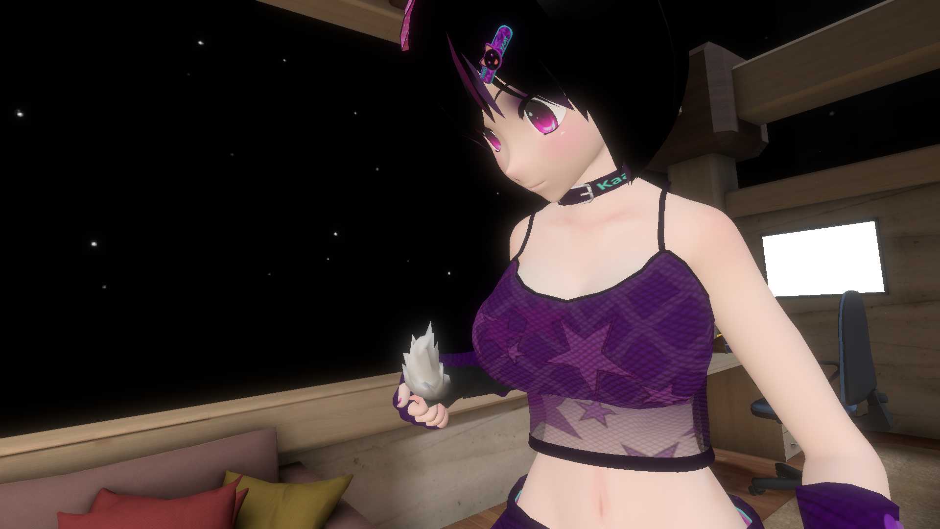 Kaat (Eye Tracking, Lip Sync, Gestures, Emotes, Dynamic Bones) Screenshot