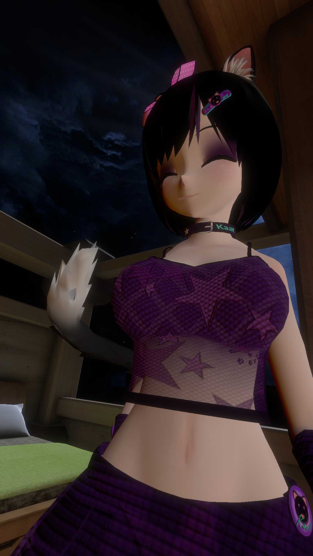 Kaat (Eye Tracking, Lip Sync, Gestures, Emotes, Dynamic Bones) Screenshot