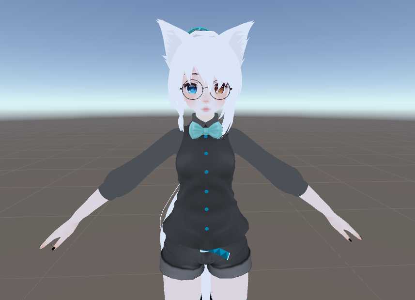 Cute Fox (Eye Tracking, Visemes, Dynamic Bones, Gestures) Screenshot