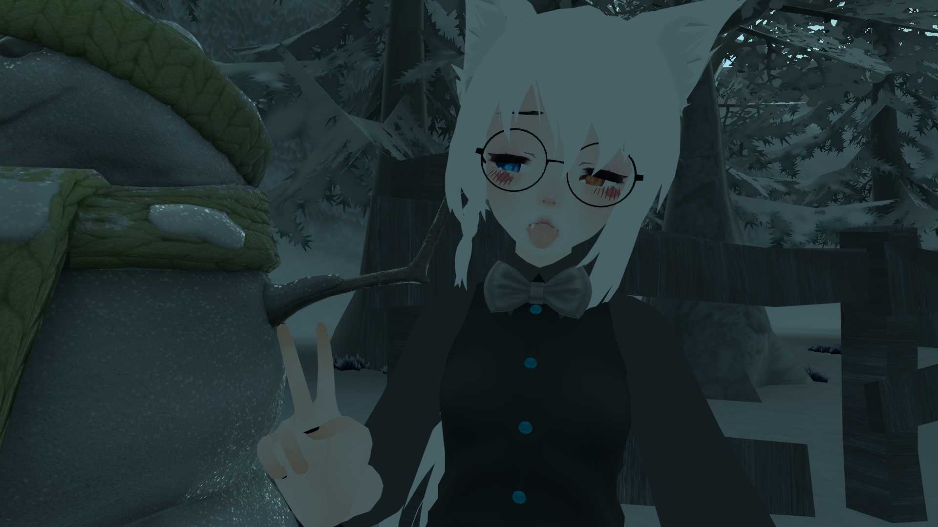 Cute Fox (Eye Tracking, Visemes, Dynamic Bones, Gestures) Screenshot