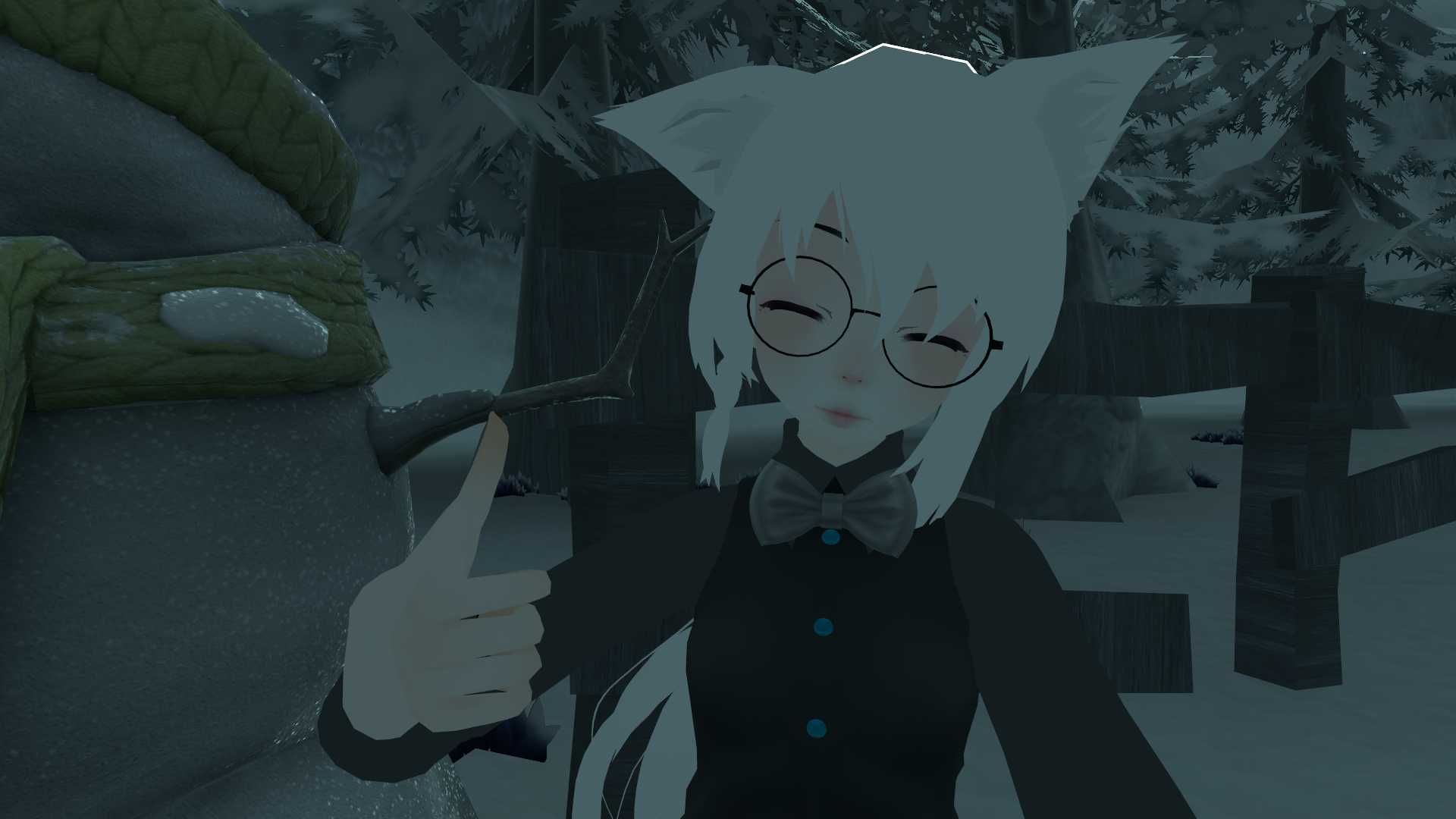Cute Fox (Eye Tracking, Visemes, Dynamic Bones, Gestures) Screenshot