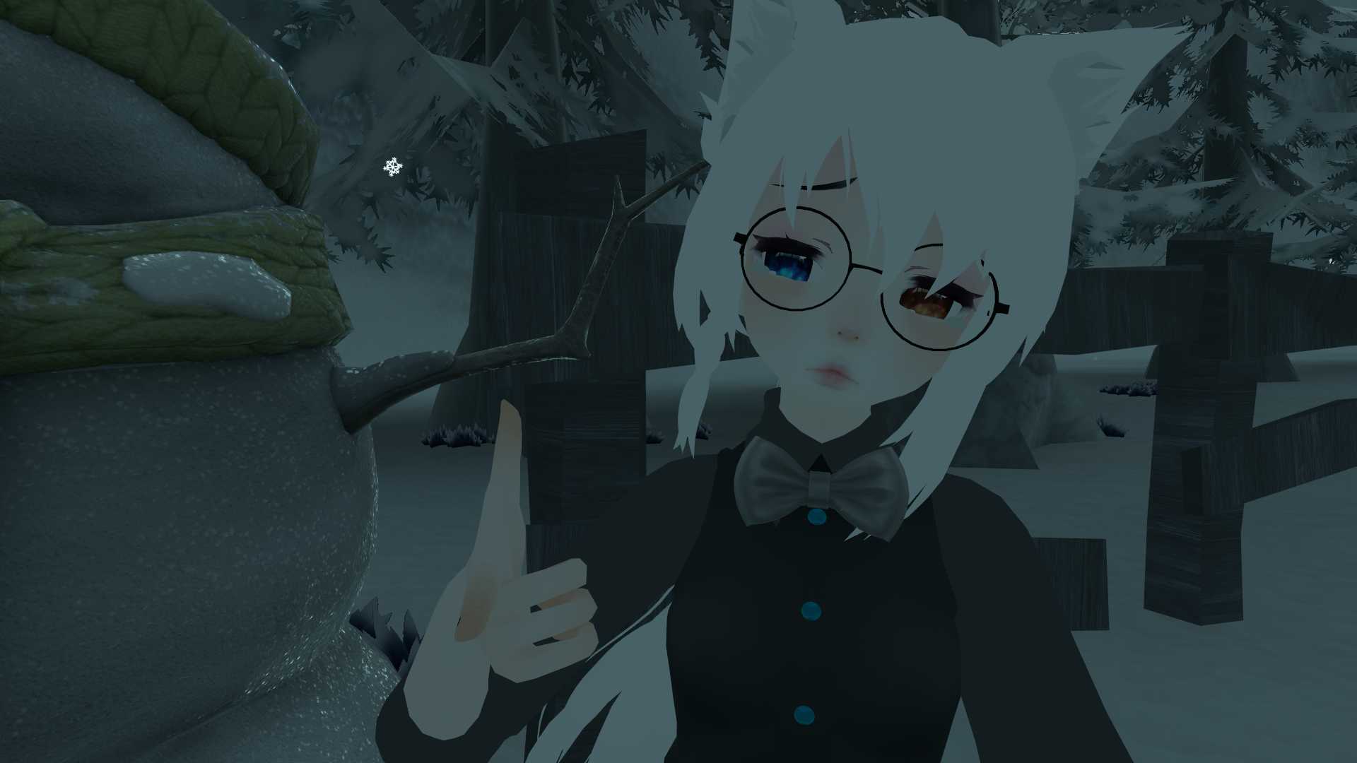 Cute Fox (Eye Tracking, Visemes, Dynamic Bones, Gestures) Screenshot