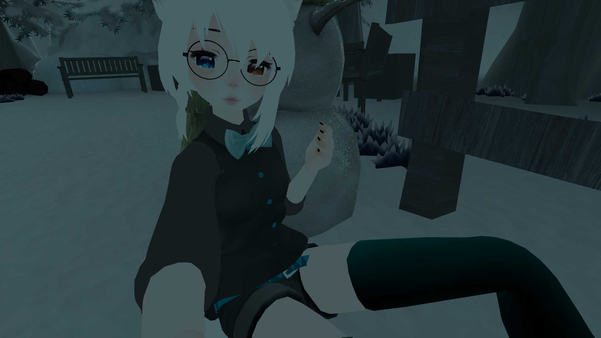 Cute Fox (Eye Tracking, Visemes, Dynamic Bones, Gestures) Screenshot