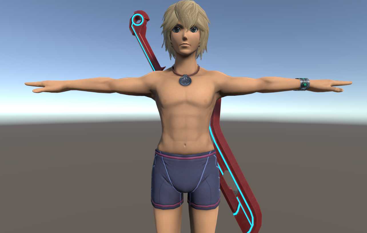 Shulk in his Underwear Screenshot