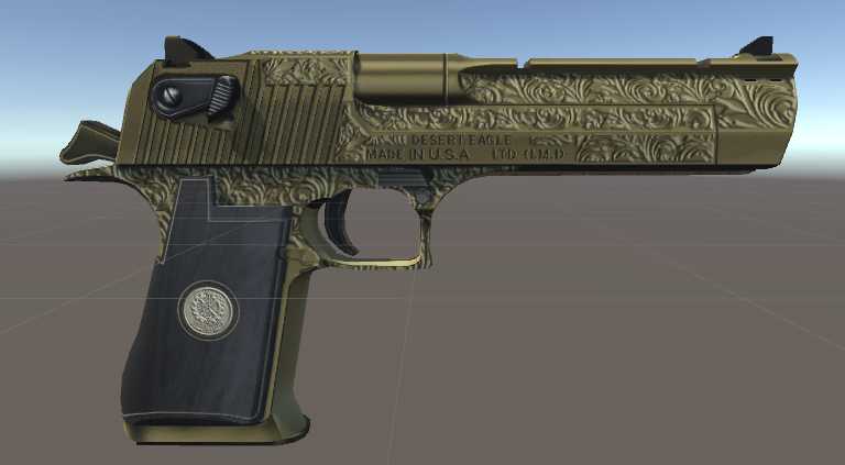 Golden Engraved Desert Eagle [No Shooting Animation] Screenshot