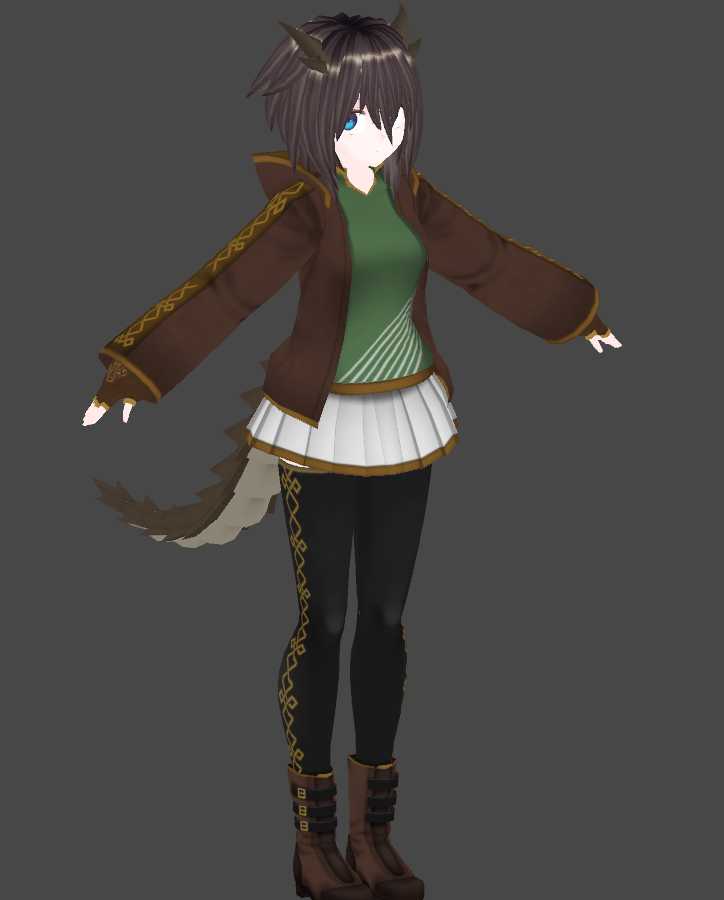 [Eye-Fix] Dragon-Tailed Ooka Miko Screenshot