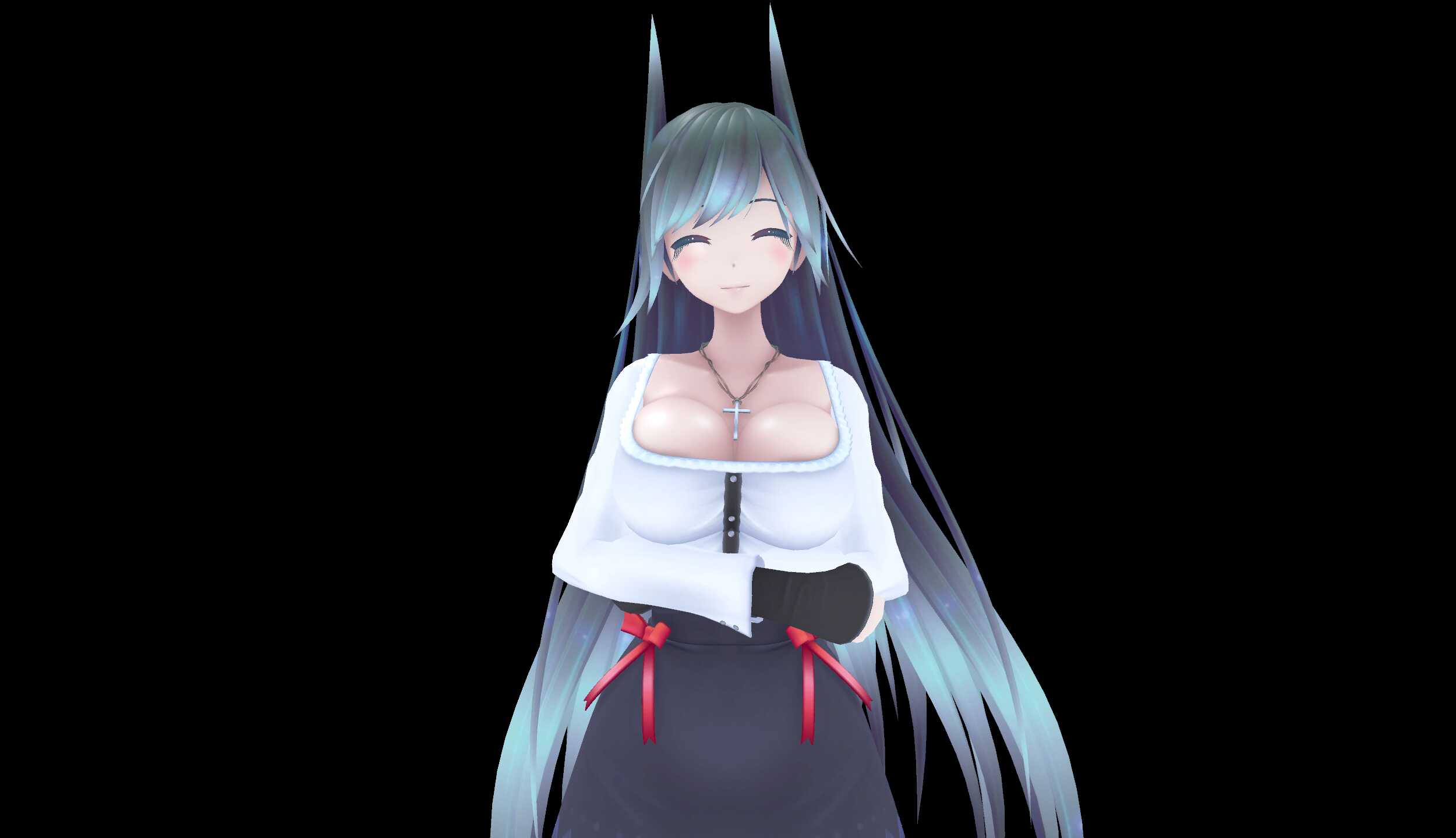 Hachiman V2 (7 Gestures, FBT, Dynamic Bones) Screenshot
