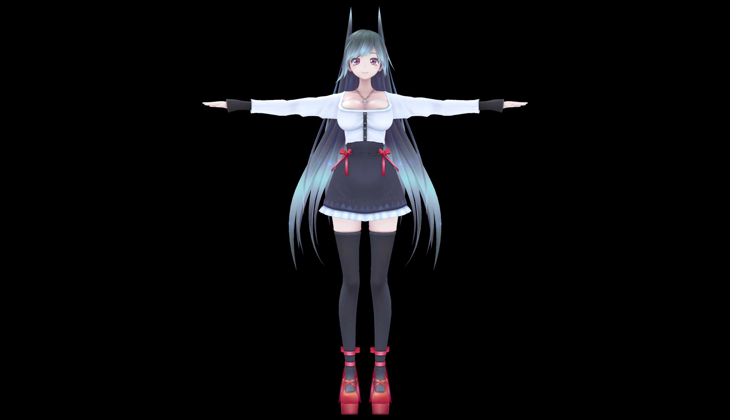 Hachiman V2 (7 Gestures, FBT, Dynamic Bones) Screenshot