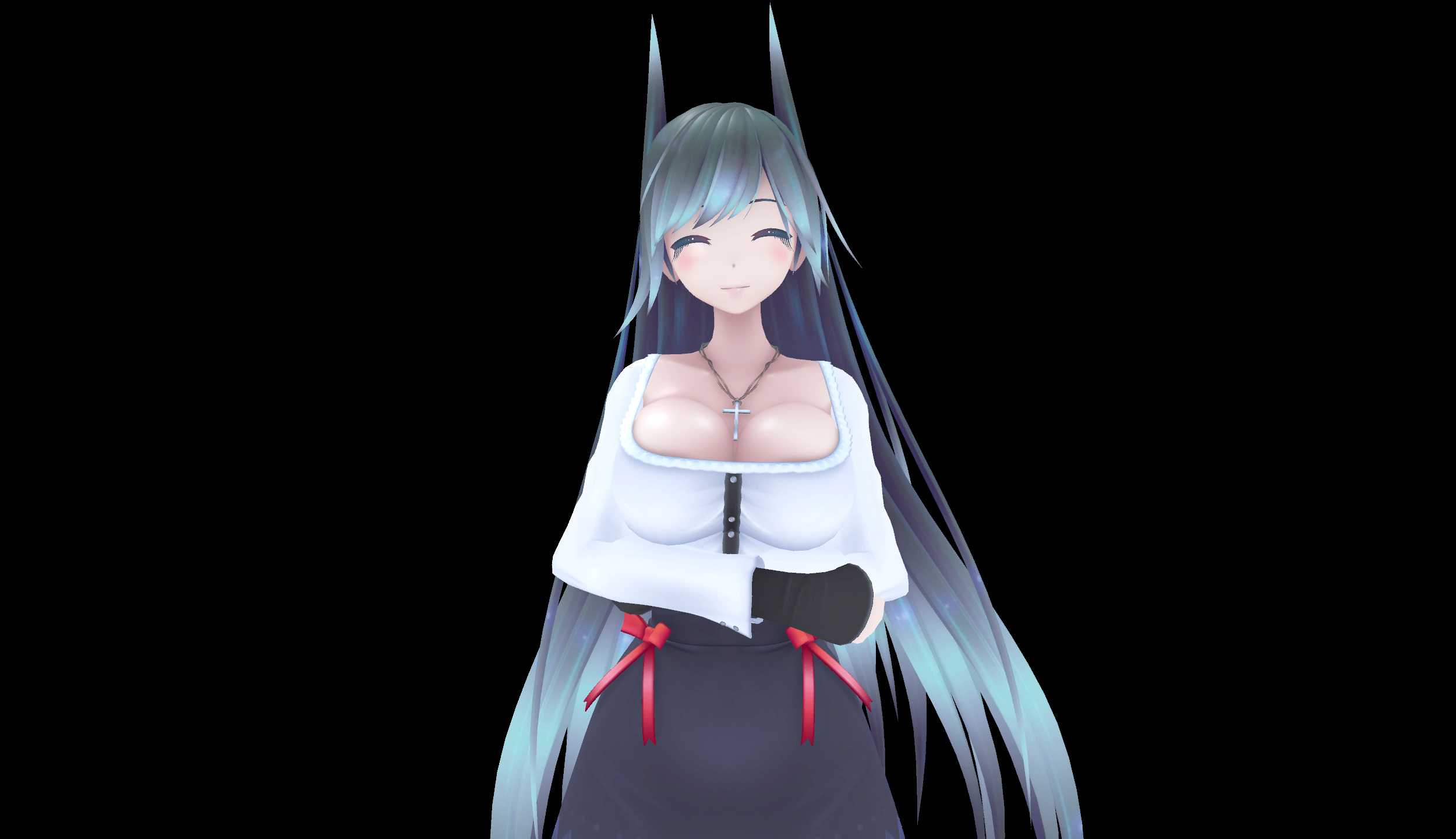 Hachiman (7 Gestures, FBT, Dynamic Bones) *Fix2* Screenshot