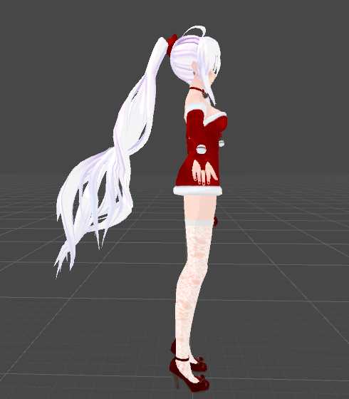 Christmas Haku (Emotes, Visemes, Dynamic Bones, Gestures) Screenshot