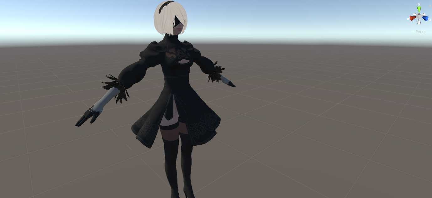 Nier 2B (61k poly Medium) (Link in Description) Screenshot