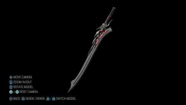 Weapon Red Queen From DMC 5 Screenshot