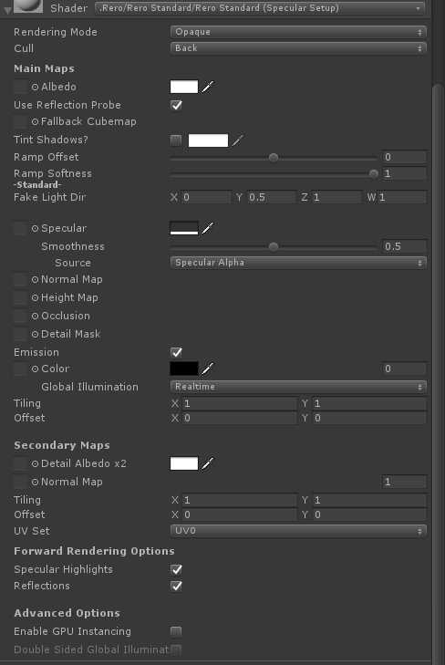 (OLD)ReroStandard. A Standard shader hack for VRChat Screenshot