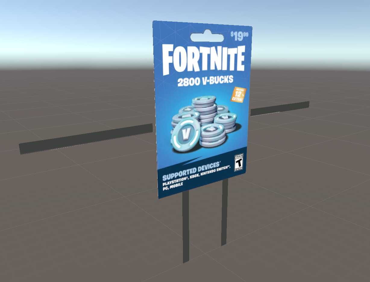 Fortnite card avatar Screenshot