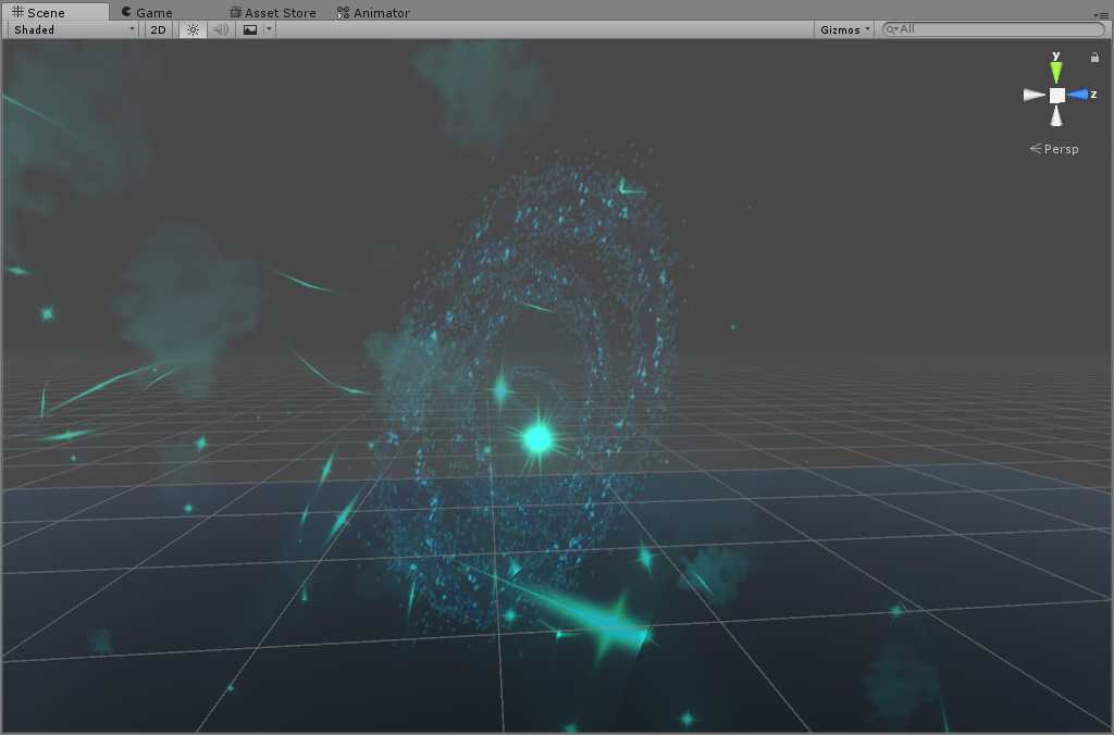Power Light Particle System Screenshot