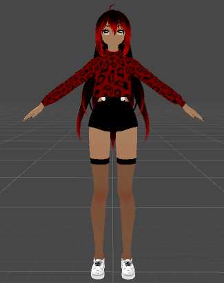 Casual Darky Avatar (Full Gestures, Visemes, Colliders) Screenshot