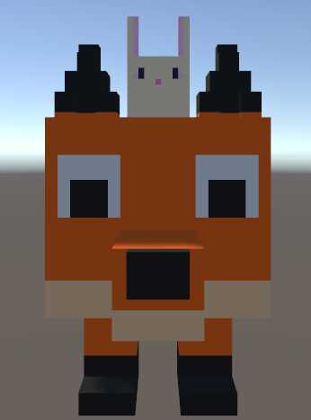 Fox With Bunny on Head Screenshot