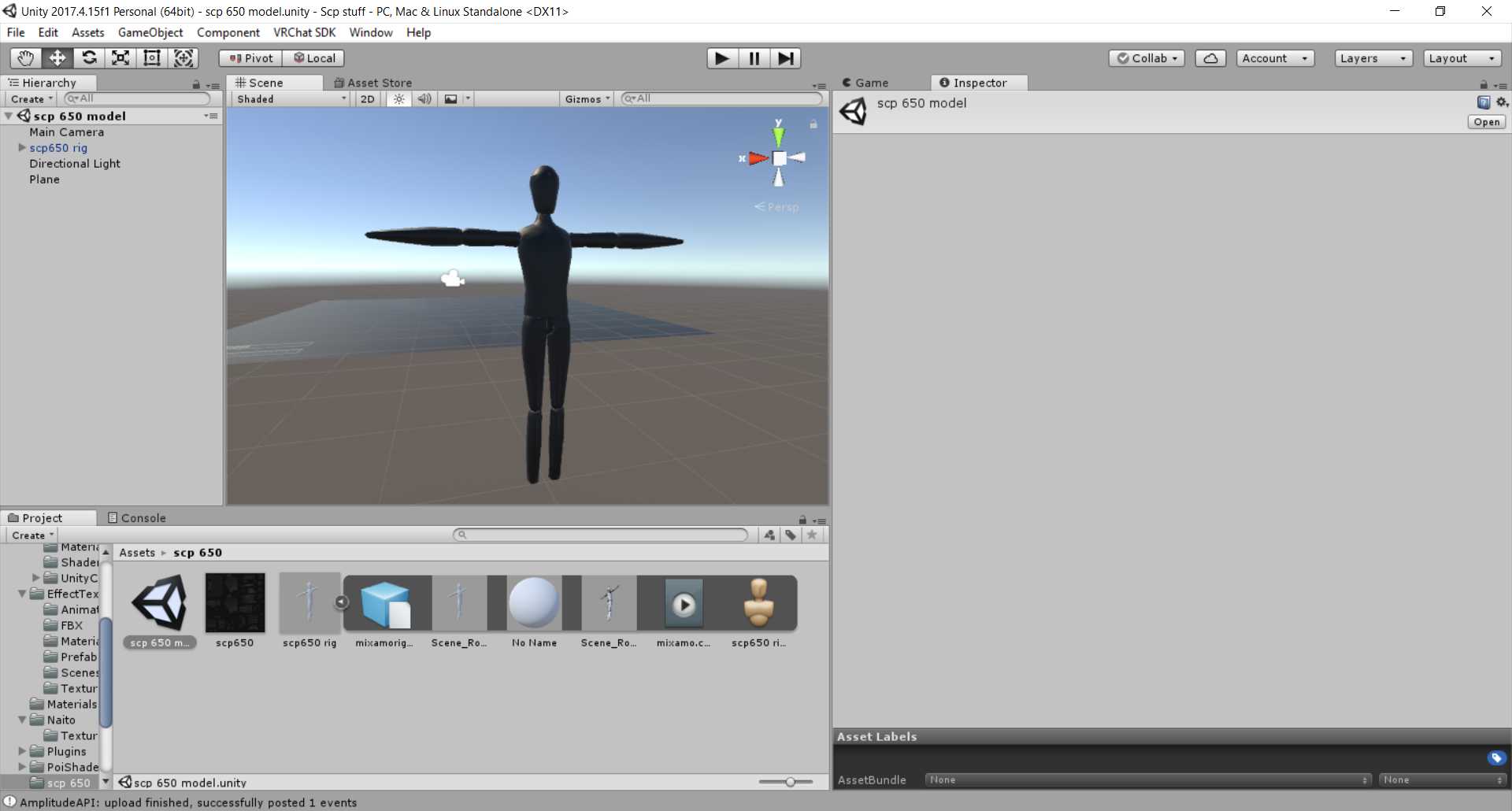 scp-650 the startling statue Screenshot