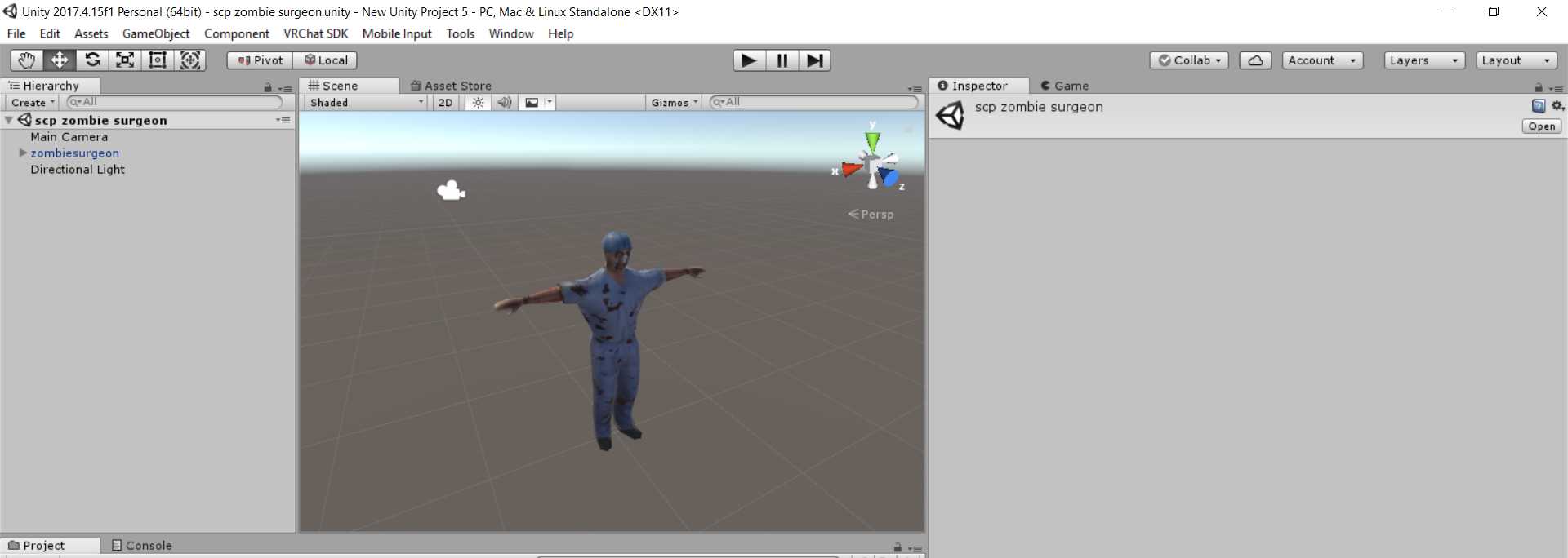 scp zombie surgeon Screenshot