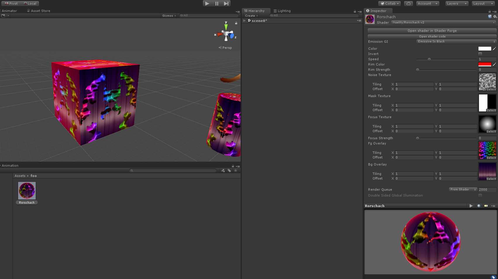 Rorschach Shader (v2) Screenshot