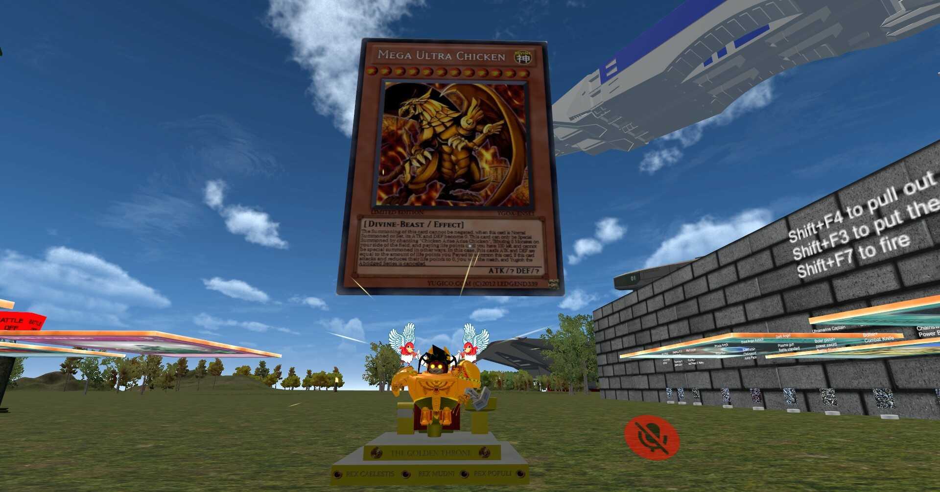 The God-Emperor plays a childerns card game Screenshot