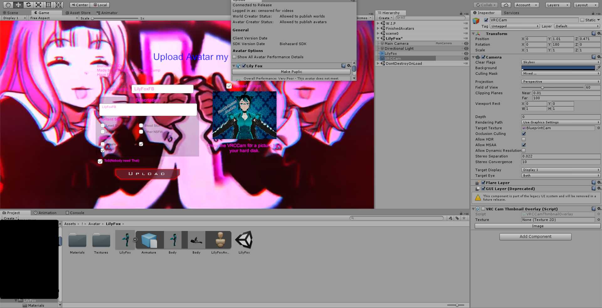 LilyFox (FB Ready, FaceGestures, DBs, Visemes, Eye Tracking) Screenshot