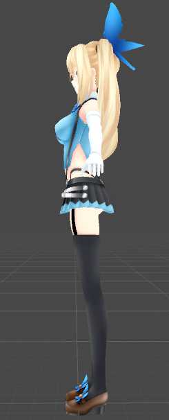 Mirai (170k polys, face gestures, physics) Screenshot