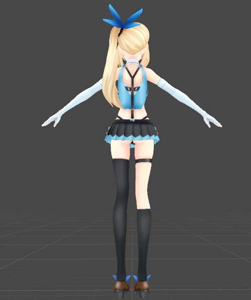 Mirai (170k polys, face gestures, physics) Screenshot