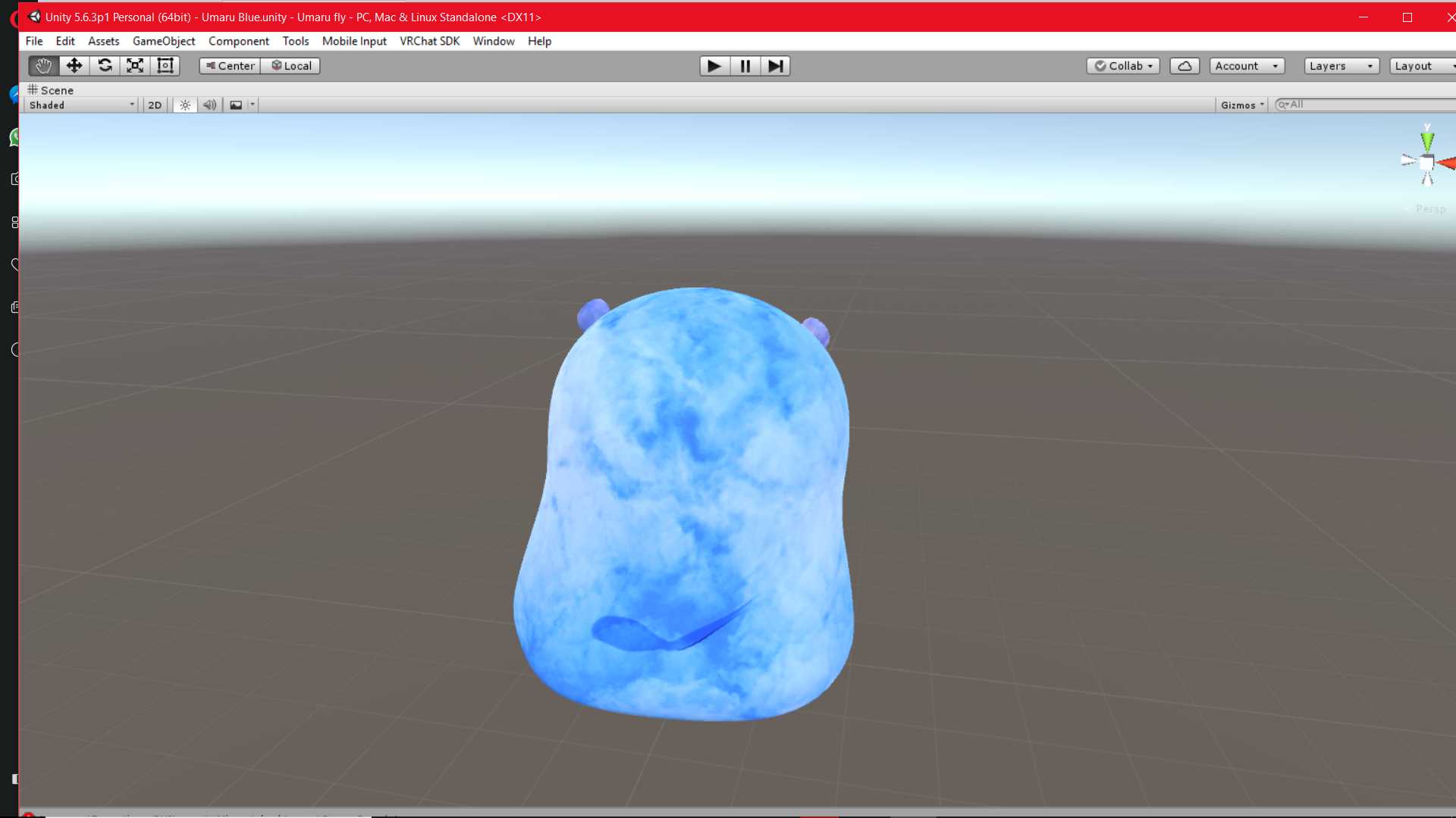 Umaru Blue(emotes,lip sync,face animations,blinking) Screenshot