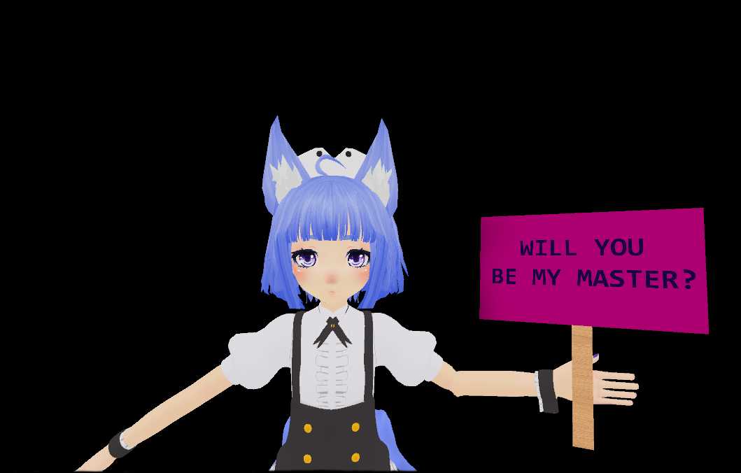 Short Fox Maid*UPDATED (6 Gestures, Lip Sync, Eye Tracking) + DL Screenshot