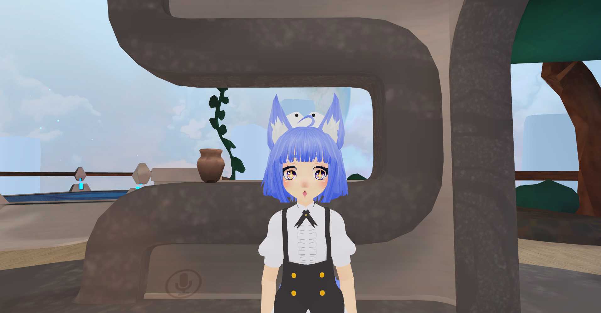 Short Fox Maid*UPDATED (6 Gestures, Lip Sync, Eye Tracking) + DL Screenshot