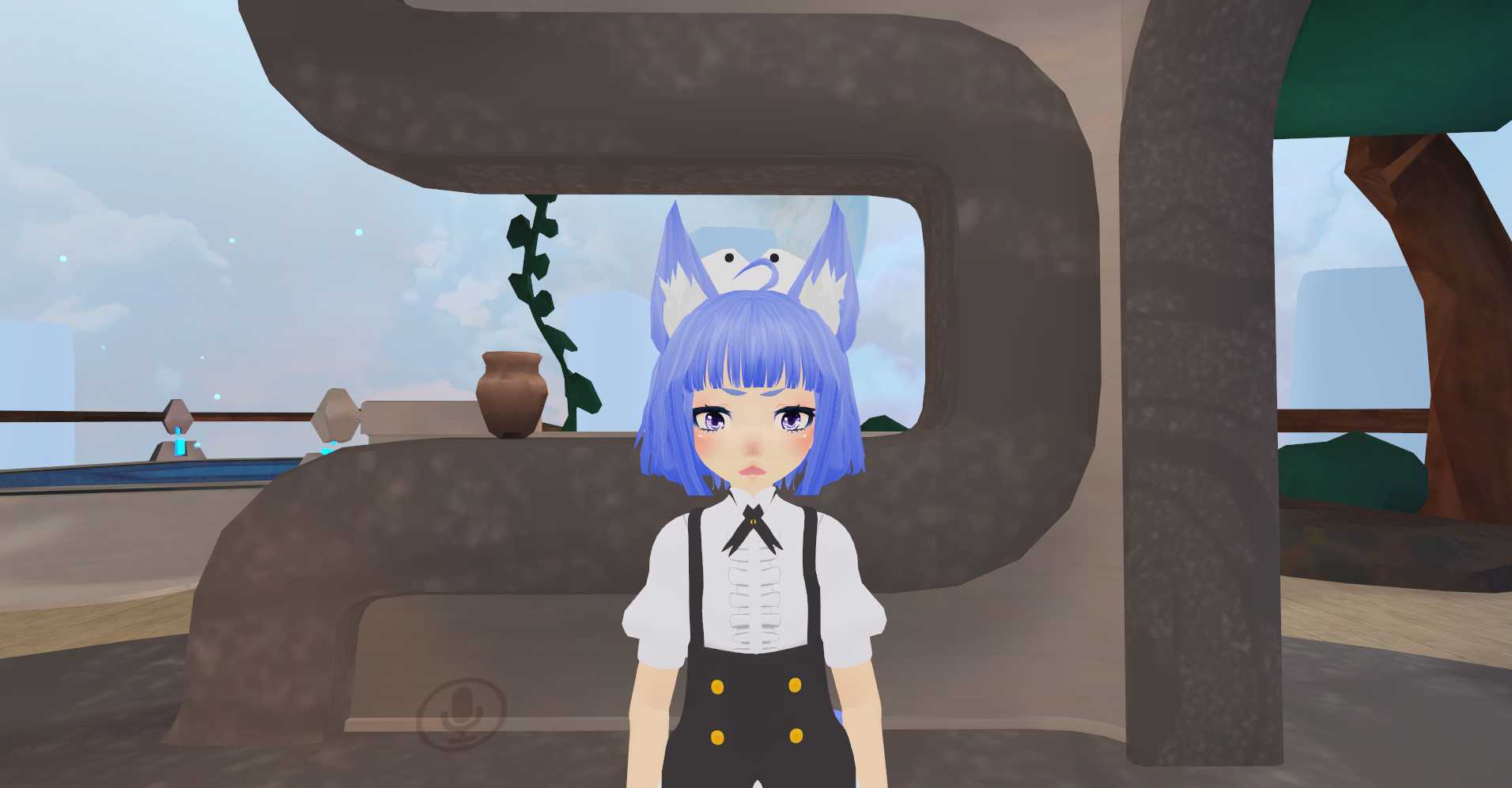 Short Fox Maid*UPDATED (6 Gestures, Lip Sync, Eye Tracking) + DL Screenshot
