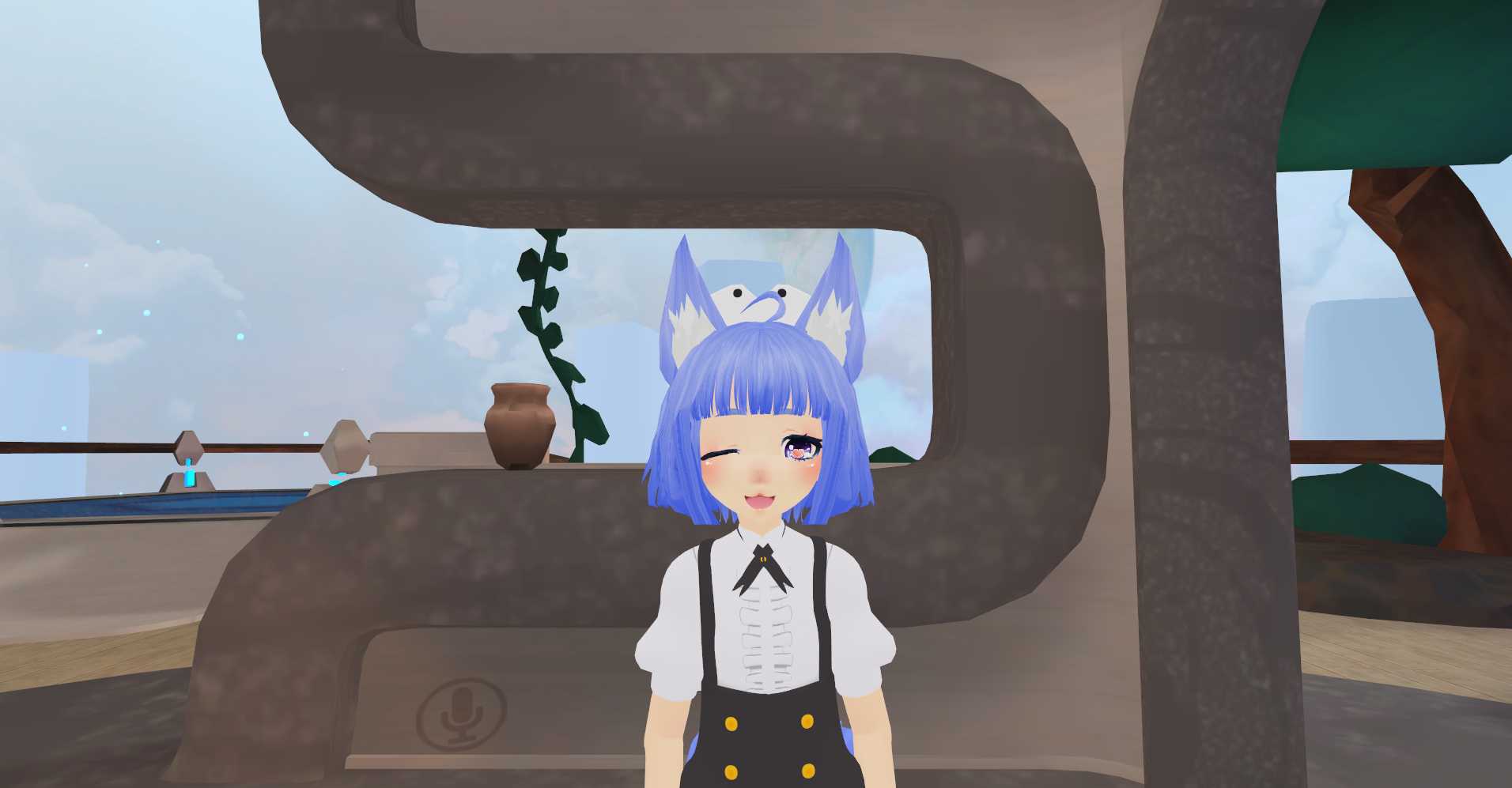 Short Fox Maid*UPDATED (6 Gestures, Lip Sync, Eye Tracking) + DL Screenshot