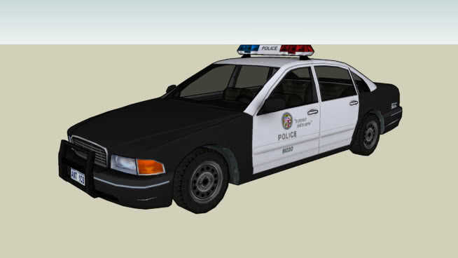 [Animated] US Police Car (UPDATED 30/04) Screenshot