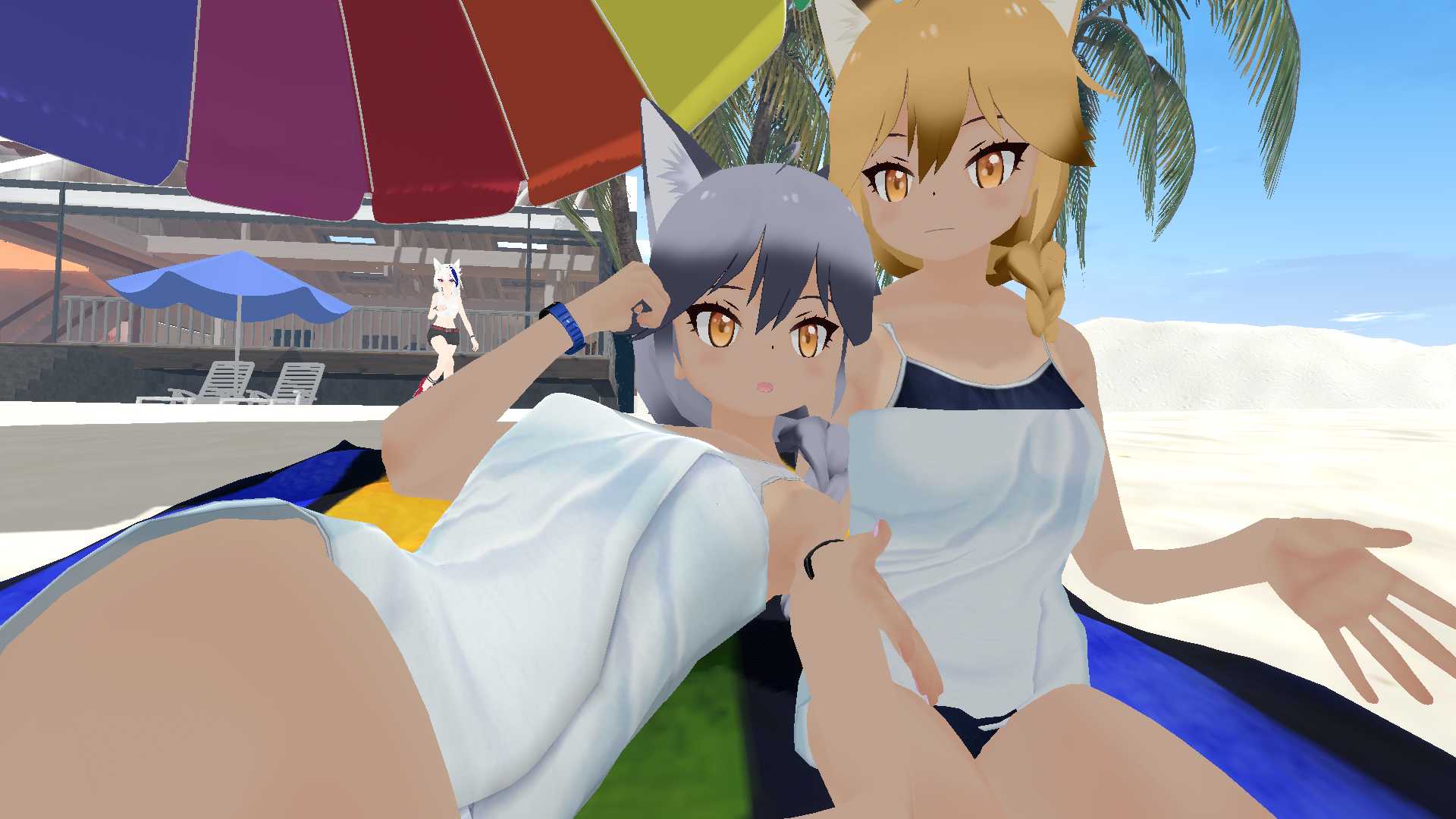 Swimming Foxes Screenshot