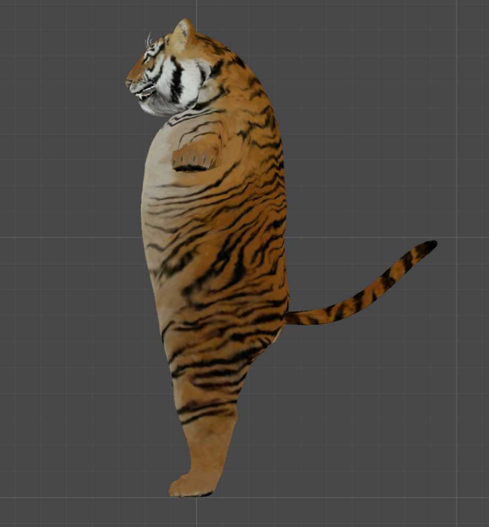 Fat Tiger (FullBody, Butt Jiggles, Lip Sync, Eye Tracking) Screenshot