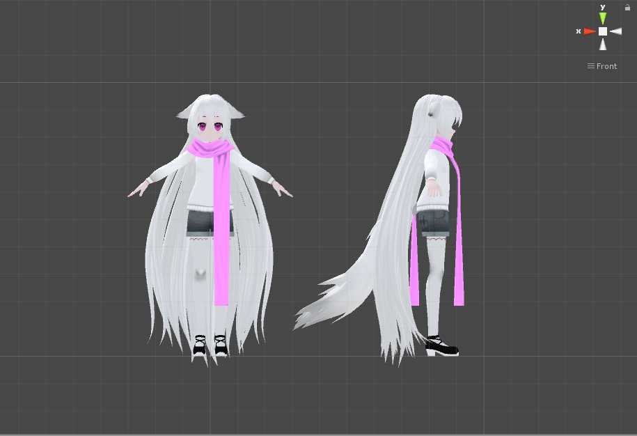 White Long Haired Ooka (made by Me) Screenshot