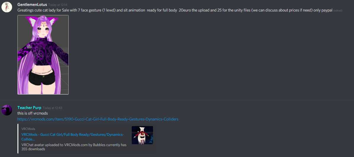 Gucci Cat Girl/Full Body Ready/Gestures/Dynamics-Colliders Screenshot