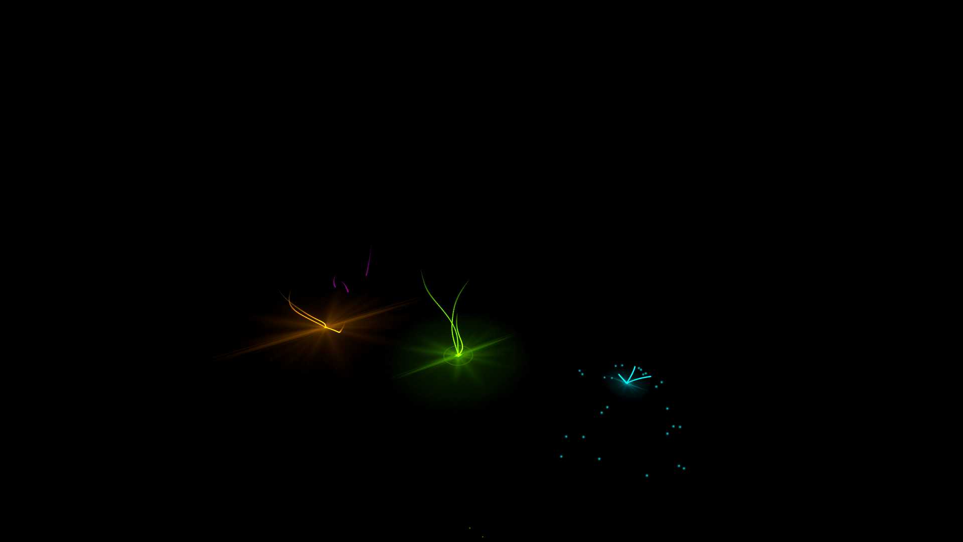 Floor Wisp Droplet Particle System Screenshot